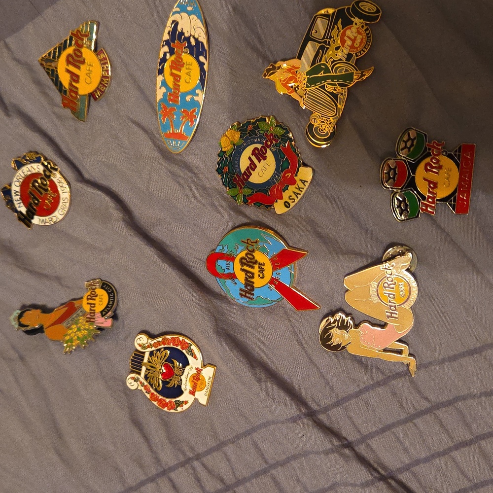 Lot Of 10 Hard Rock Cafe